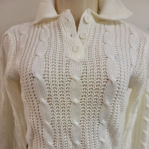 Cream sweater